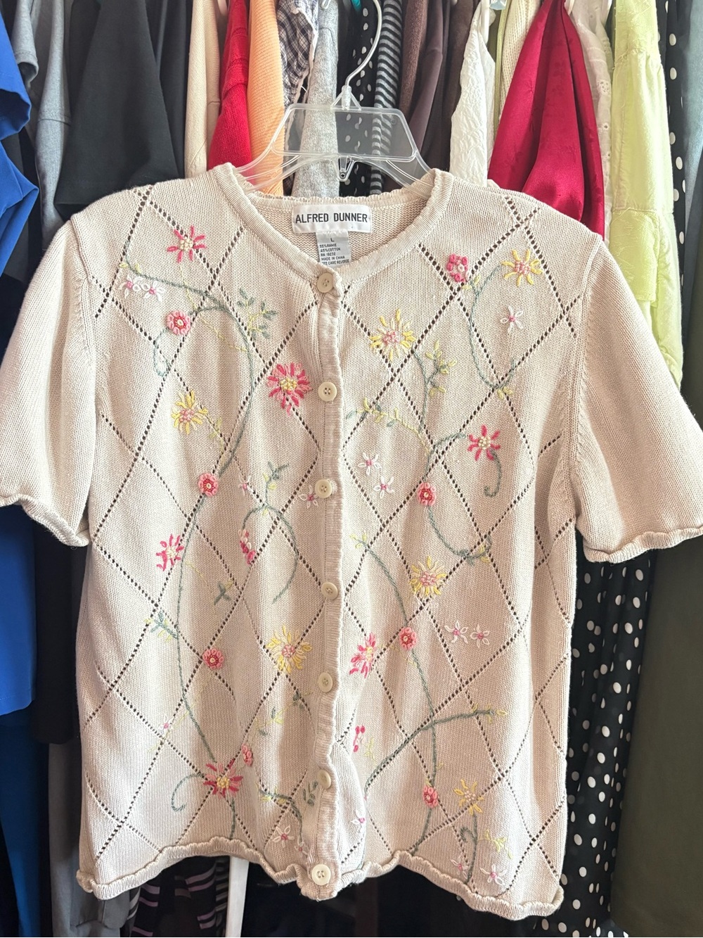 Alfred Dunner Vintage Knit Top